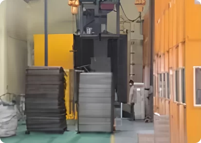 step3: Sand Blasting